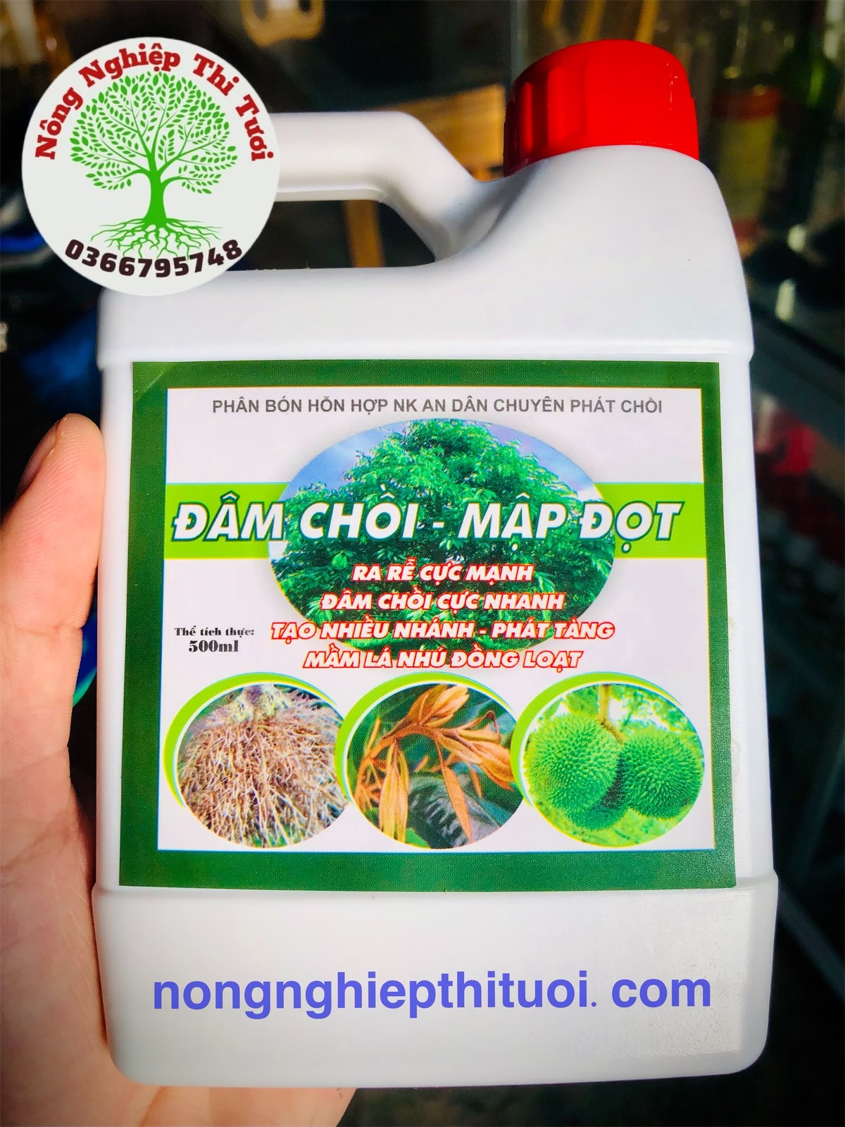 Phân bón lá chuyên kích chồi, lá, thân cho Sầu Riêng An Dân