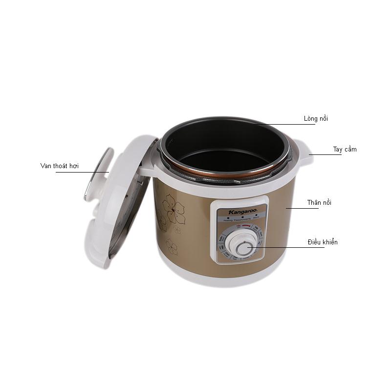 Nồi áp suất điện 6l kangaroo kg288h