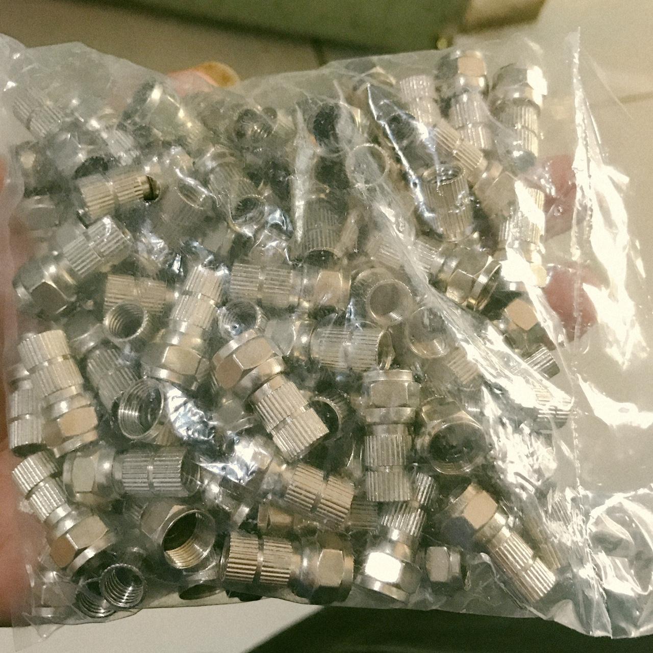 jack F5 xịn nguyên bọc 100 con-sử dụng cho dây cáp đồng trục