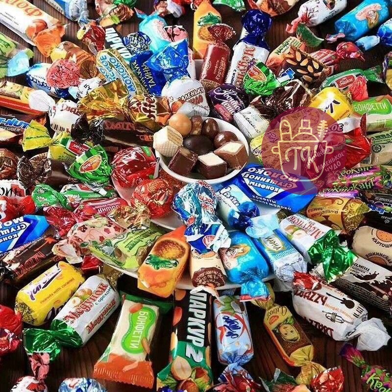 500g kẹo socola mix vị nội địa nga