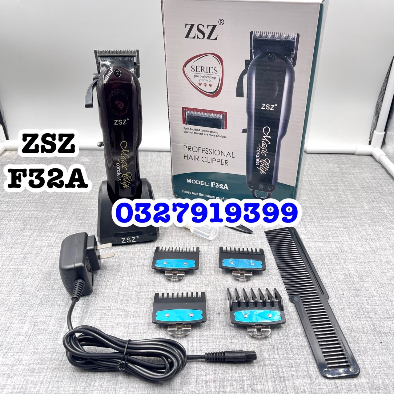 Tông đơ cắt tóc chuyên nghiệp lưỡi kép ZSZ F32