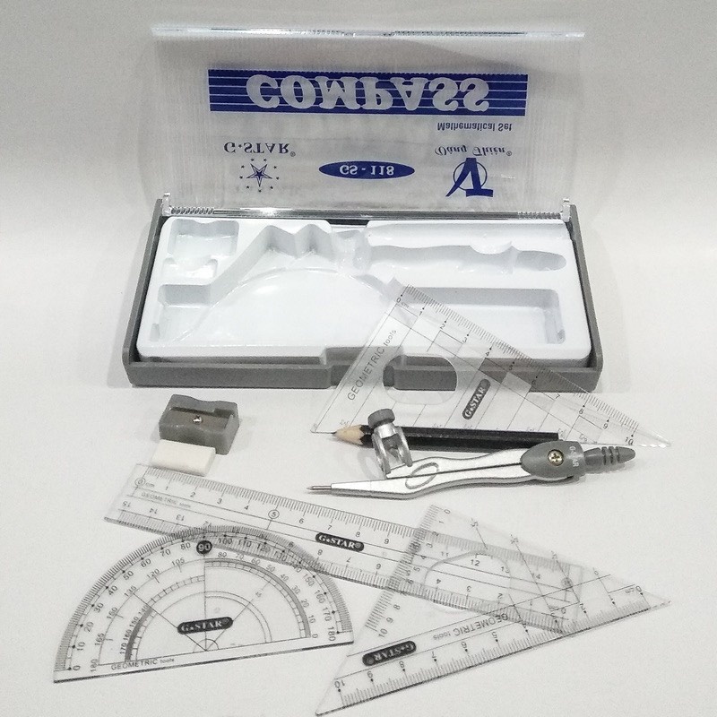 Bộ compass 7 món cao cấp gstar u118