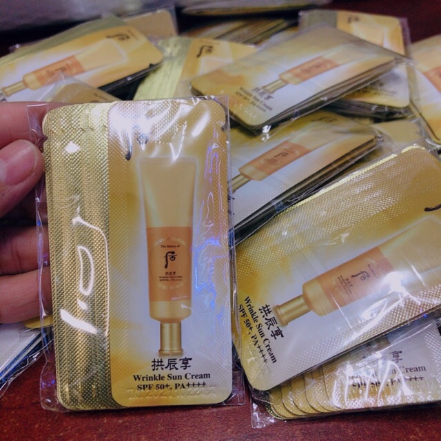 10 gói kem chống nắng chống nhăn da đông y