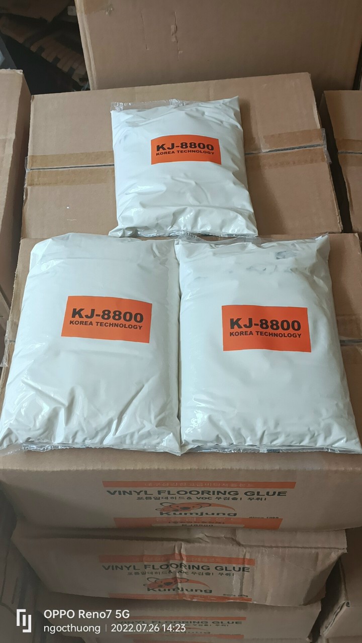 Keo dán sàn nhựa, sàn vinyl kj 8800