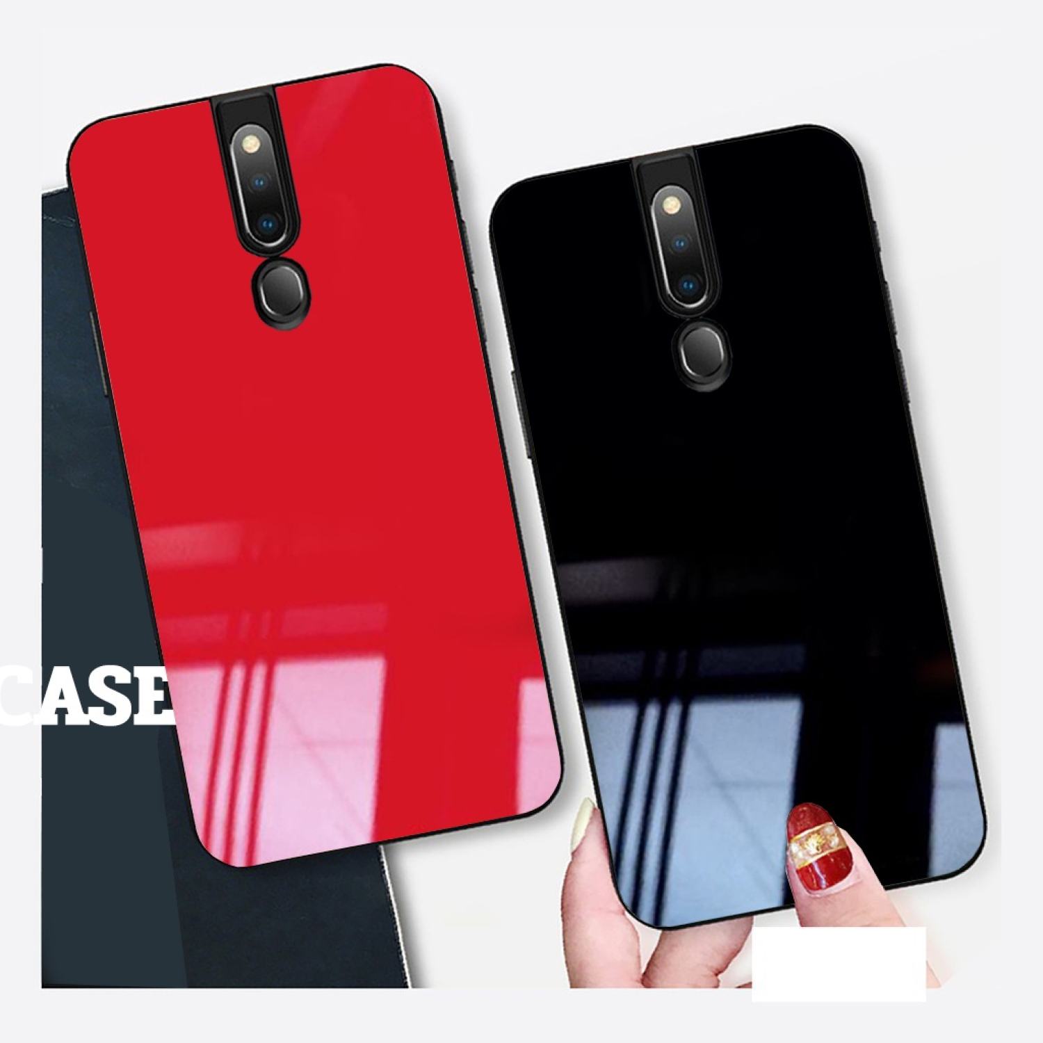 Ốp lưng oppo f11, f11 pro mặt kính gương sáng bóng cao cấp