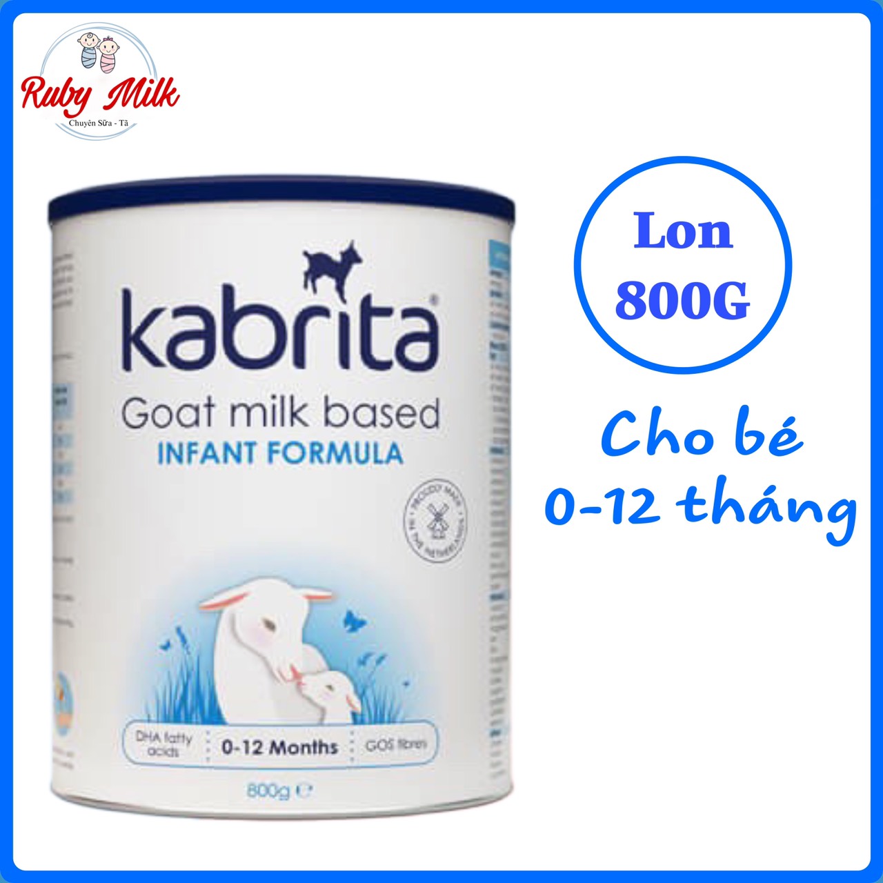 Sữa dê kabrita số 1 lon 800g