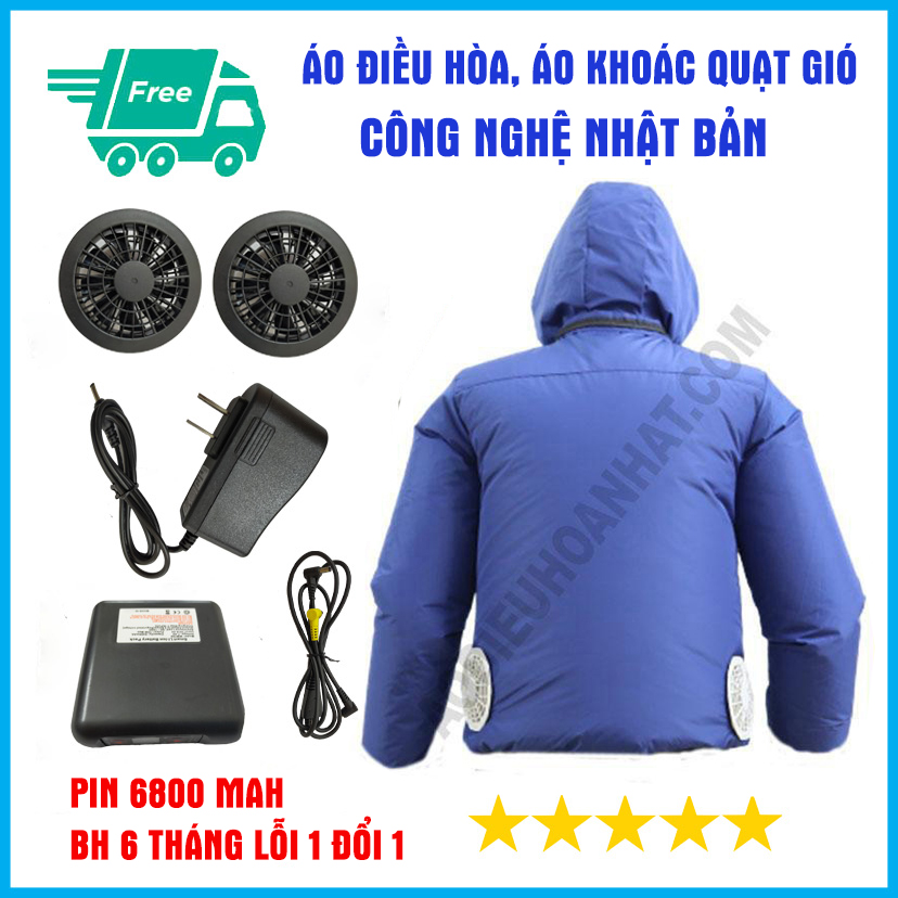 ÁO ĐIỀU HÒA, ÁO LÀM MÁT, ÁO KHOÁC QUẠT GIÓ CÔNG NGHỆ NHẬT BẢN