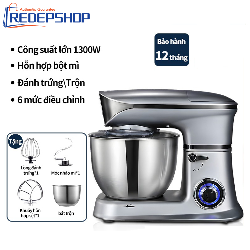 Máy nhào bột máy trộn bột máy đánh trứng 4 lít/ 5 lít/ 6 lít máy trộn salad 3 trong 1 toàn tự động