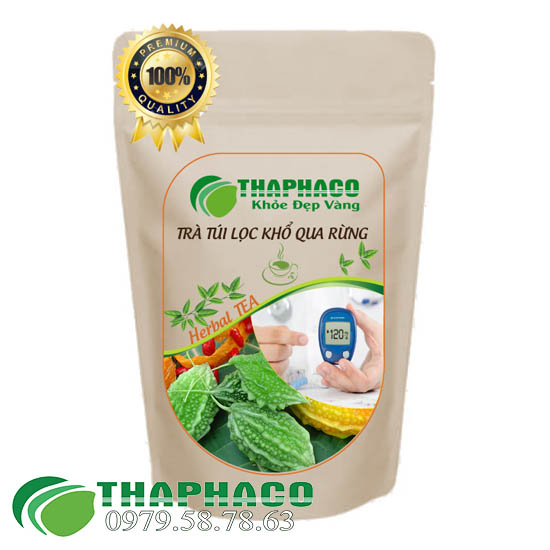 Trà túi lọc khổ qua rừng - trà thảo mộc thiên nhiên hỗ trợ giảm cân và điều trị bệnh tiểu đường