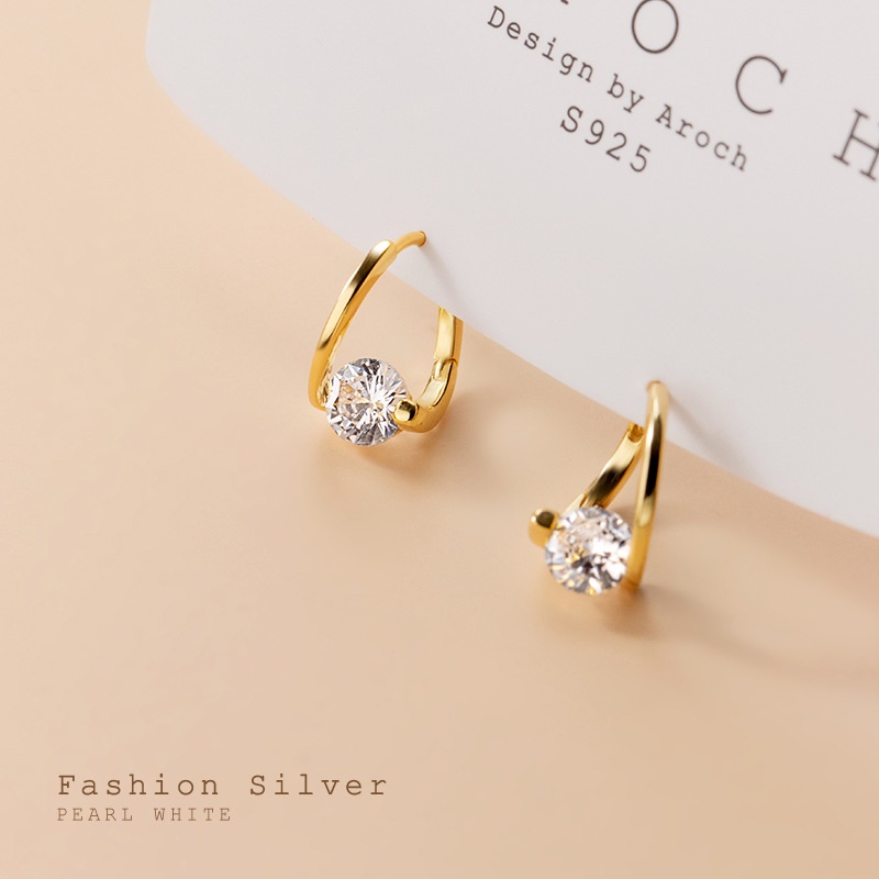 Bông Tai Kim Cương Nhân Tạo 925 đẳng cấp quý phái