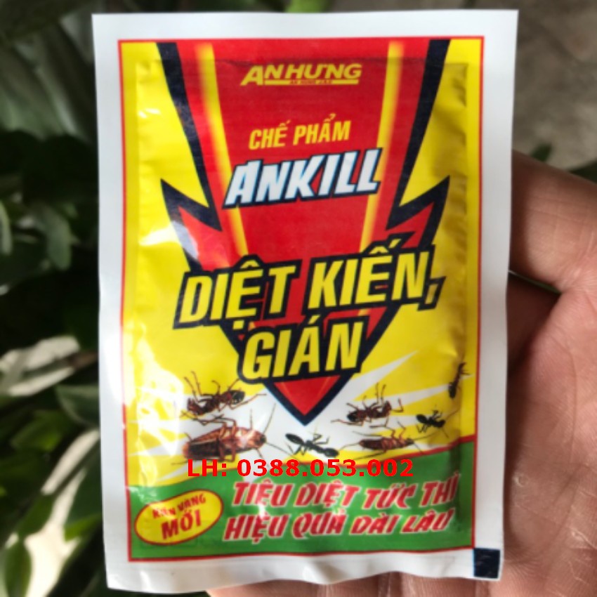 Combo 10 gói Chế phẩm Ankill diệt kiến gián côn trùng 20gram
