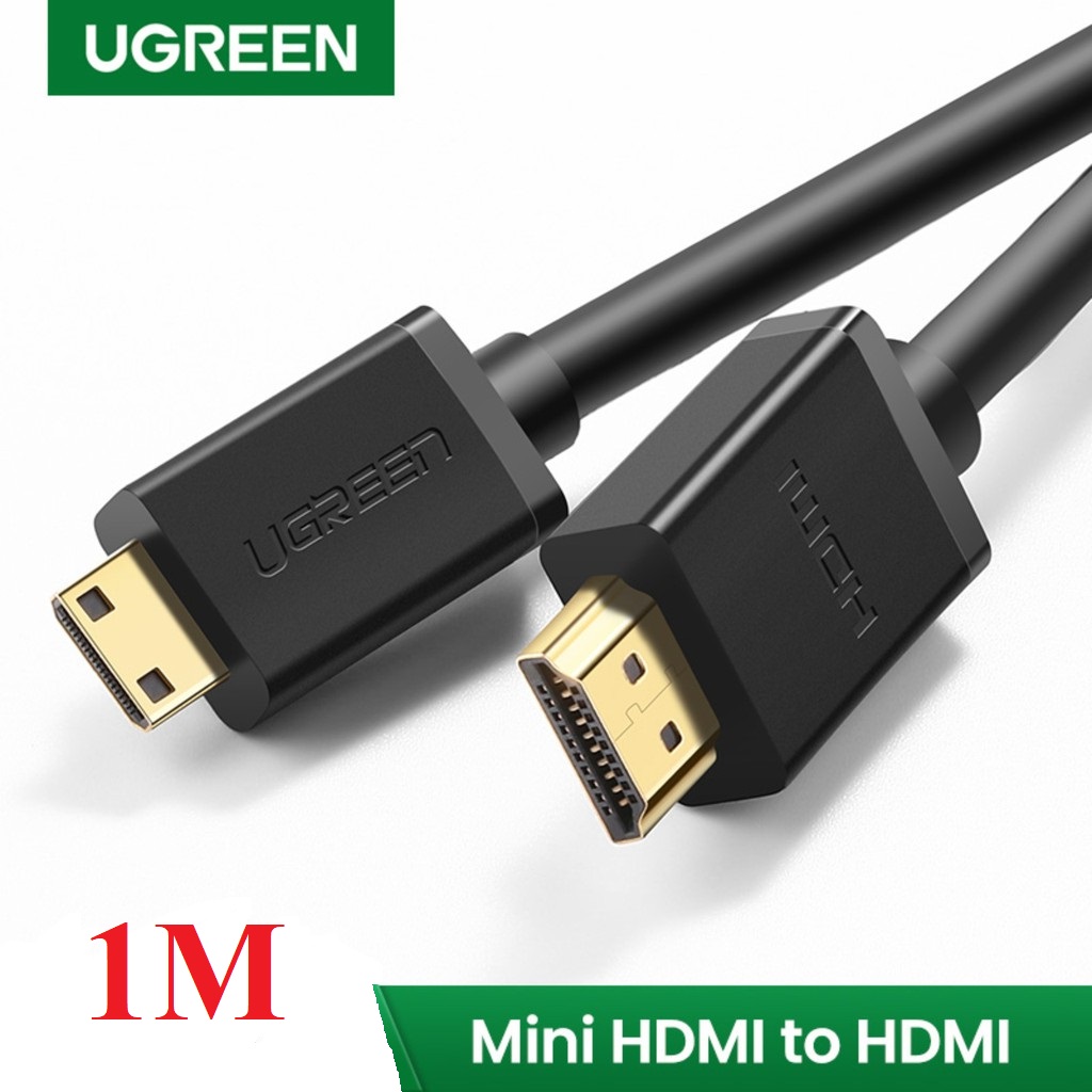Cáp mini hdmi to hdmi 1m ugreen 10195 - ugreen 10195