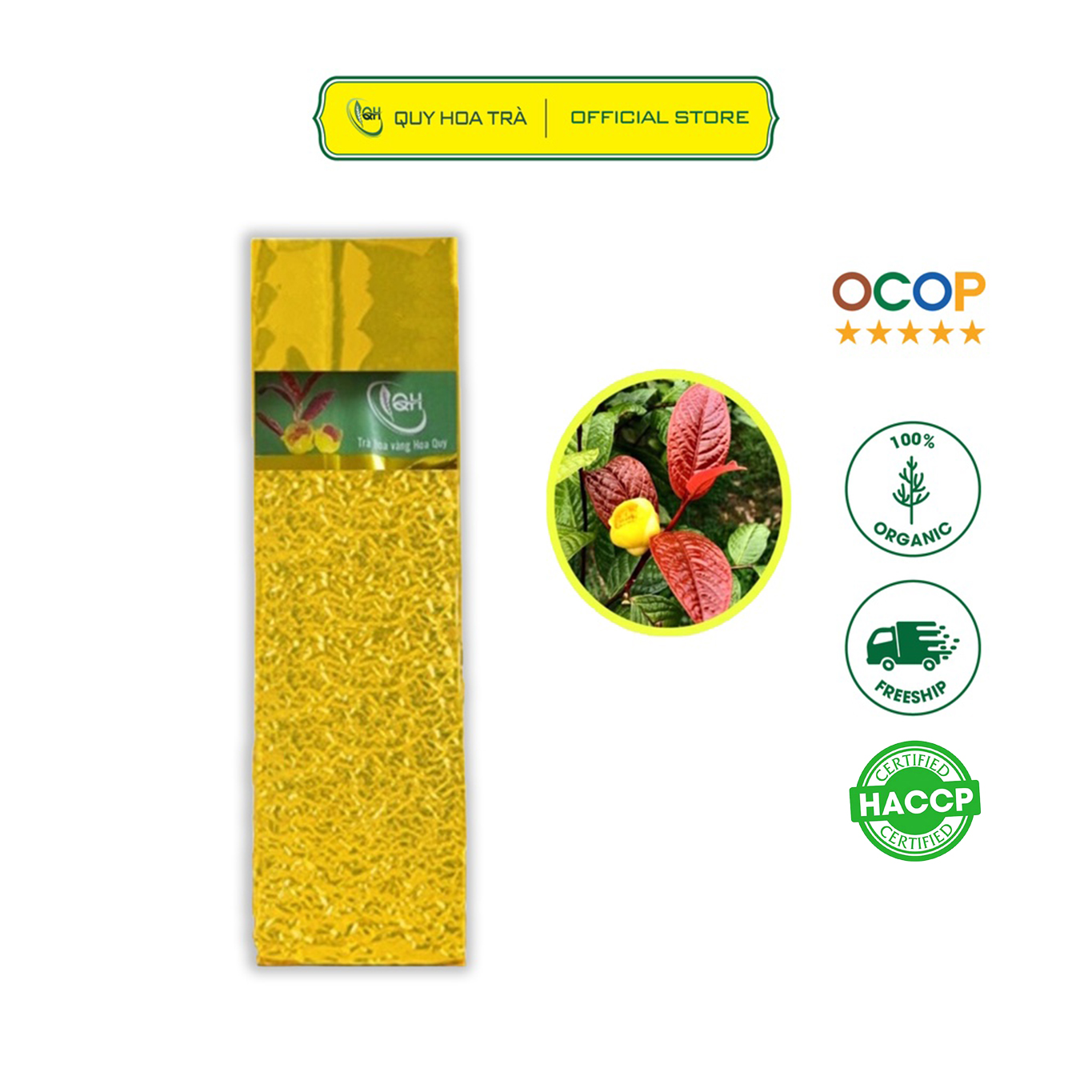 Trà búp hoa vàng/ chè búp trà hoa vàng đặc sản quảng ninh