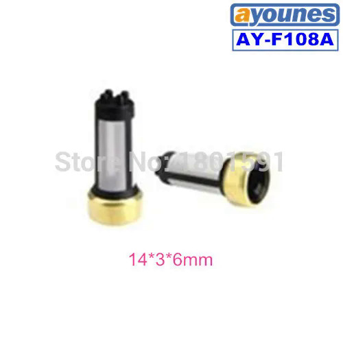 Md619962 200pcs Chất lượng cao phun nhiên liệu Fiter cho xe jeep (14*3*6mm,AY-F108A)