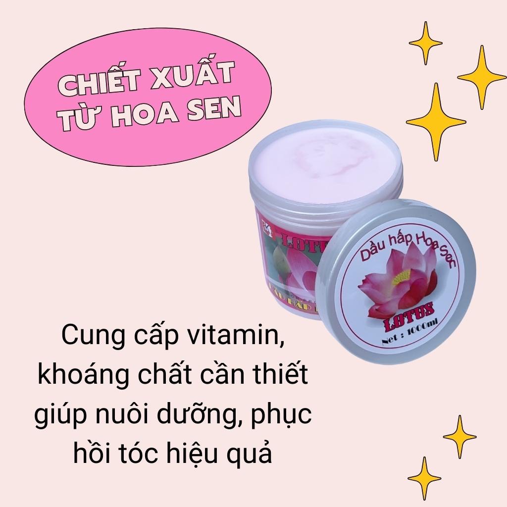 Kem Ủ Tóc Hoa Sen 500ml Chính Hãng