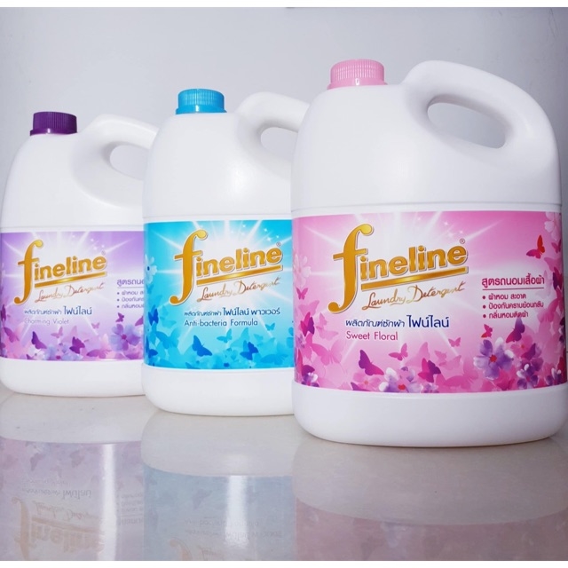 NƯỚC GIẶT XẢ THÁI LAN FINELINE 3000ML SIÊU THƠM ĐỦ 3 MÀU