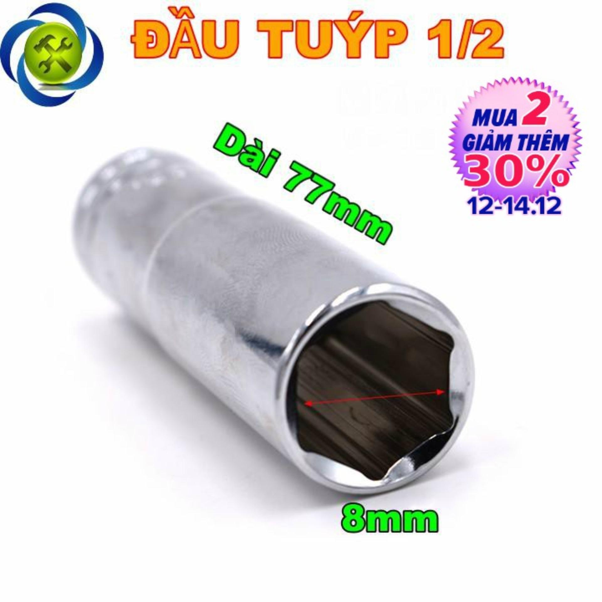 Tuýp trắng dài 8mm c-mart f0291-6-8 1/2