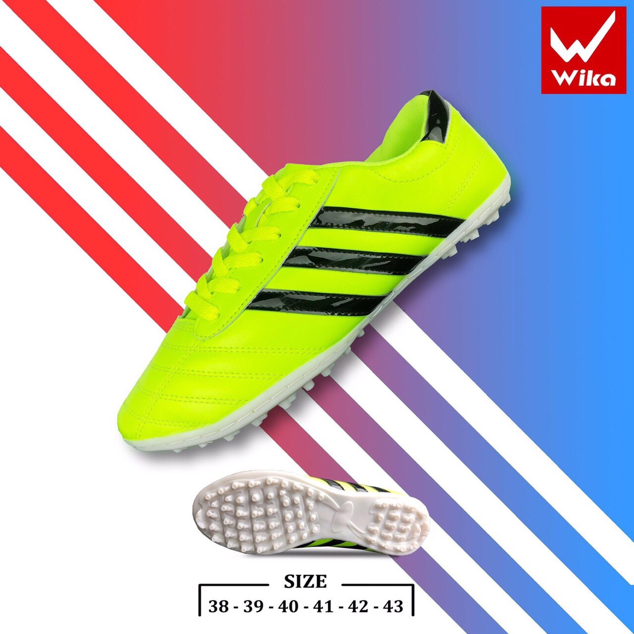 [ RẺ VÔ ĐỊCH ] Giầy đá bóng phủi 3 sọc CT3 ( giầy đá banh TF đinh thấp ba sọc chuyên sân nhân tạo )