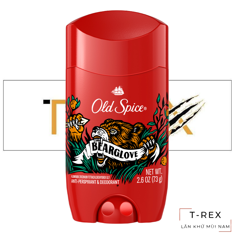 Lăn Sáp Khử Mùi Nam Old Spice BEARGLOVE ANTIPERSPIRANT 73G