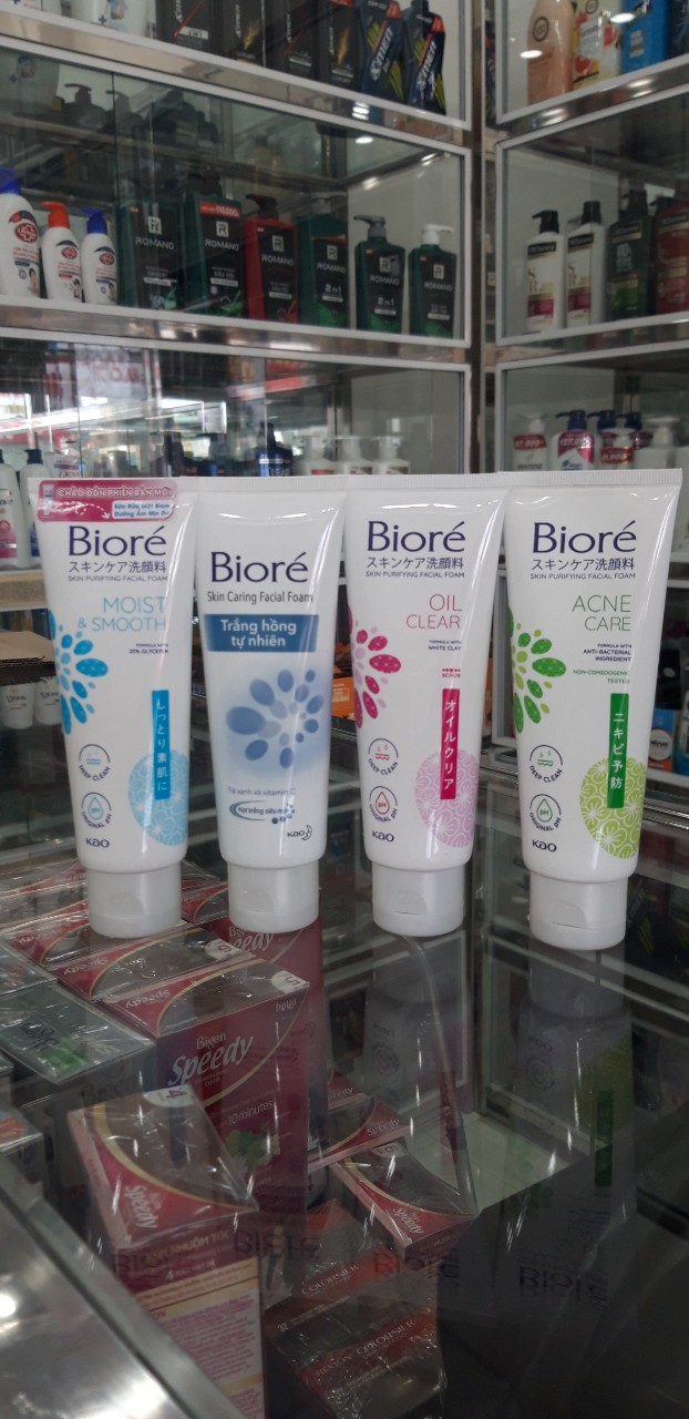 Sữa rửa mặt Biore nữ 100g