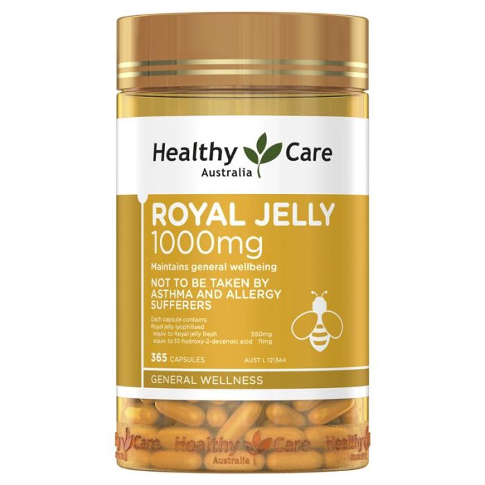 Sữa ong chúa Healthy Care Royal Jelly 365 viên