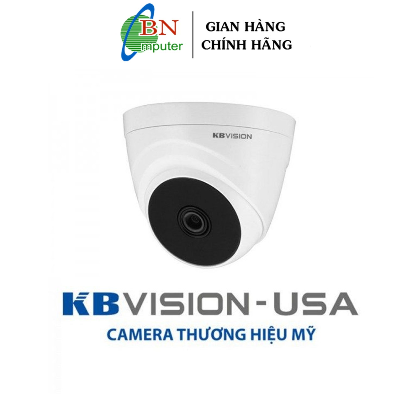 Camera quan sát Kbvision KX-2112CB4 bán cầu vỏ nhựa 2.0Megapixels