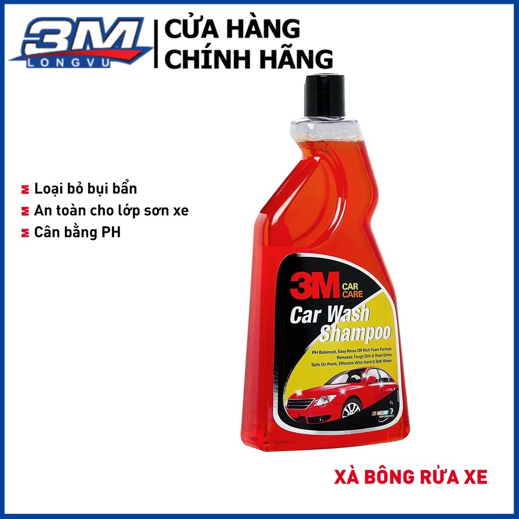 Xà Bông Rửa Xe 3M Car Wash Shampoo 1L