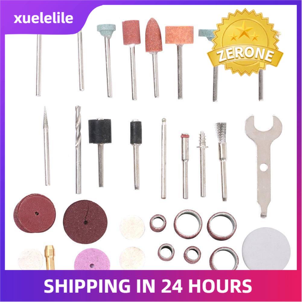 Bộ Phụ Kiện Máy Mài Đầu Mài Chạy Điện 40 Chiếc Bộ Dụng Cụ Xoay Mài Đánh Bóng