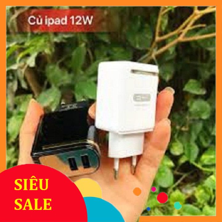 Củ Sạc Ipad BYZ-U13 12W 2 Cổng Sạc 2USB + 2.4A + Sạc nhanh hiện số
