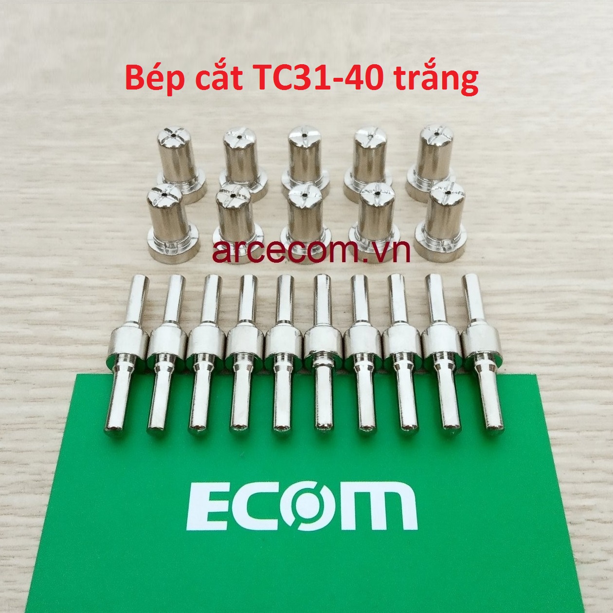 Bép cắt plasma tc31-40 trắng - đóng gói 10 bộ
