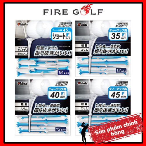 Tee golf tee đỡ bóng nhựa tabata nhật gv-1411 chính hãng chất liệu nhựa cao cấp bền bỉ