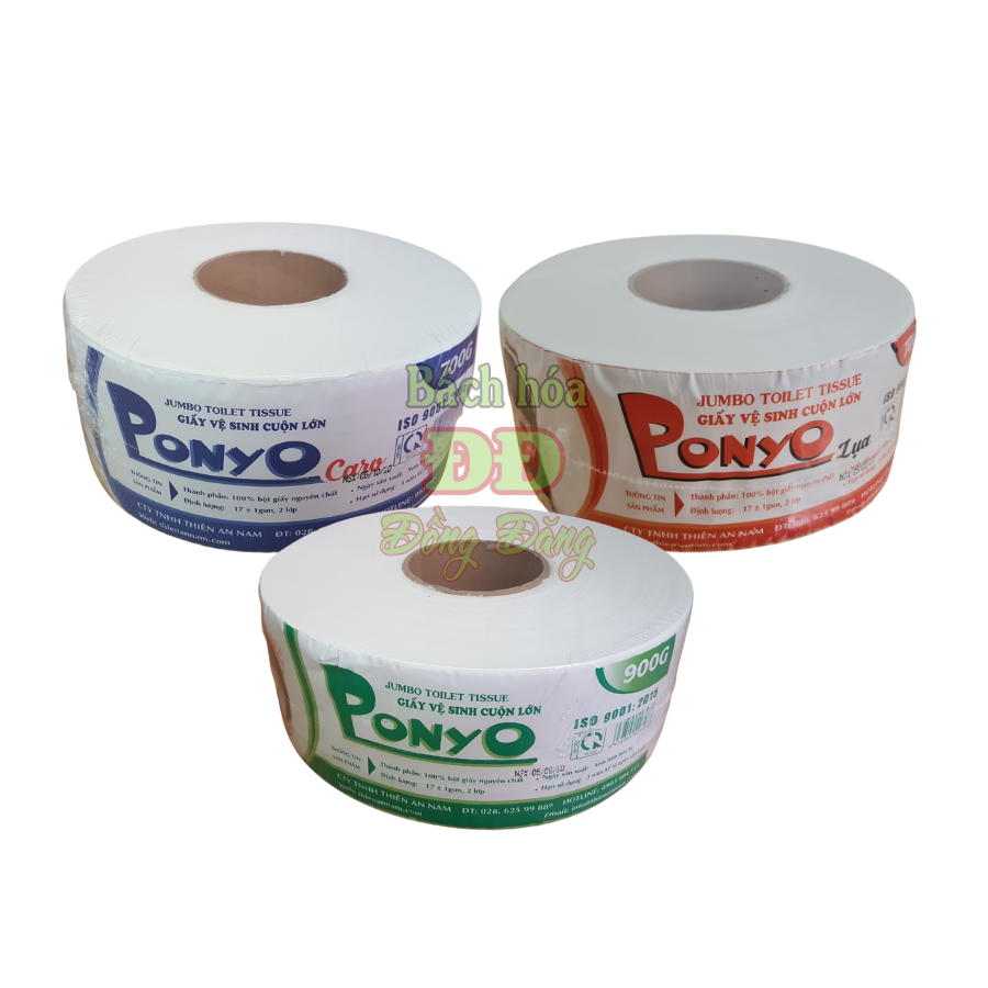 GIẤY VỆ SINH CUỘN LỚN PONYO