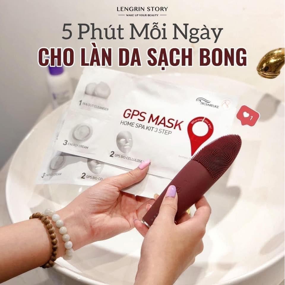 Máy Rửa Mặt Juvera S limited màu nâu + tặng kèm 2 mask cao cấp