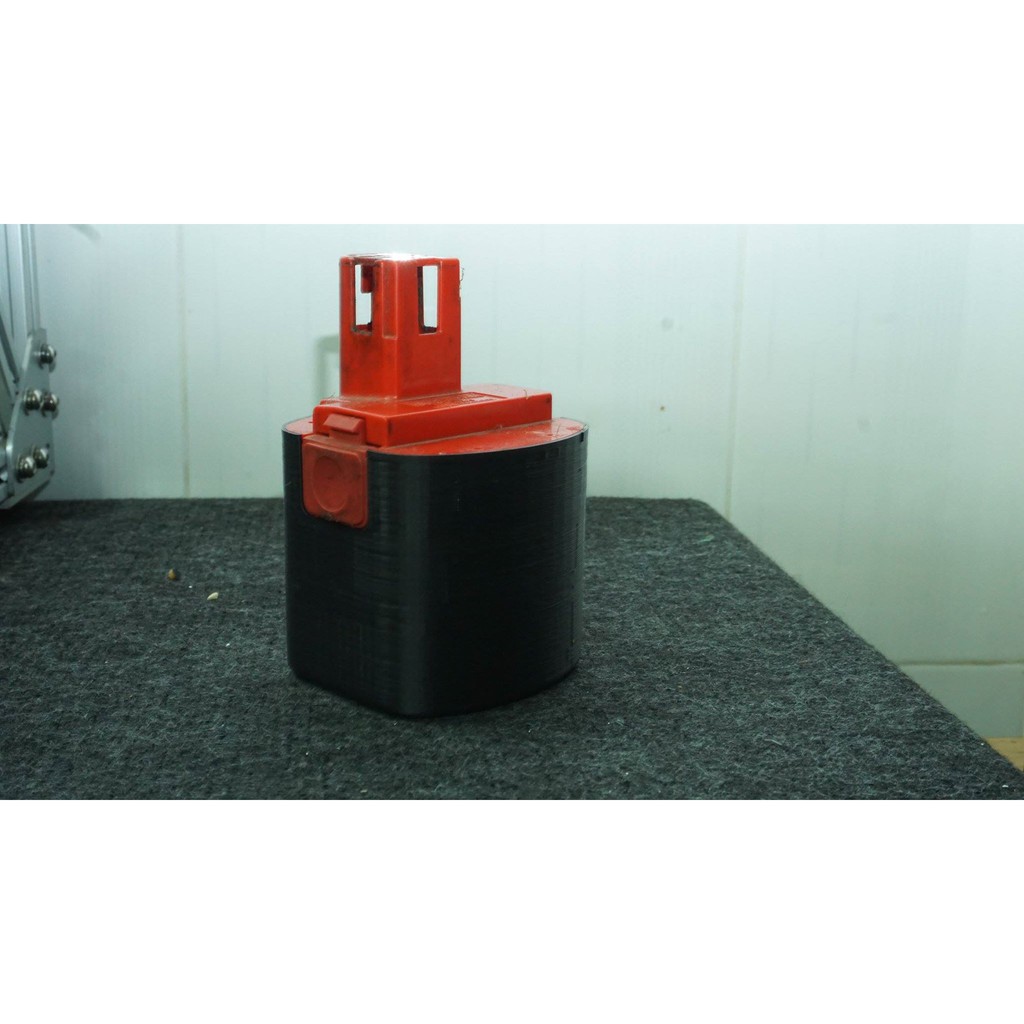 Đế Vỏ National 9.6v ngắn vuông chưa được 6 cell lion và mạch - chỉ đế in 3d