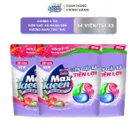 Combo 3 Túi Viên Giặt Xả MaxKleen 2 Trong 1 hương Ngày Thư Thái (34 viên/ túi)