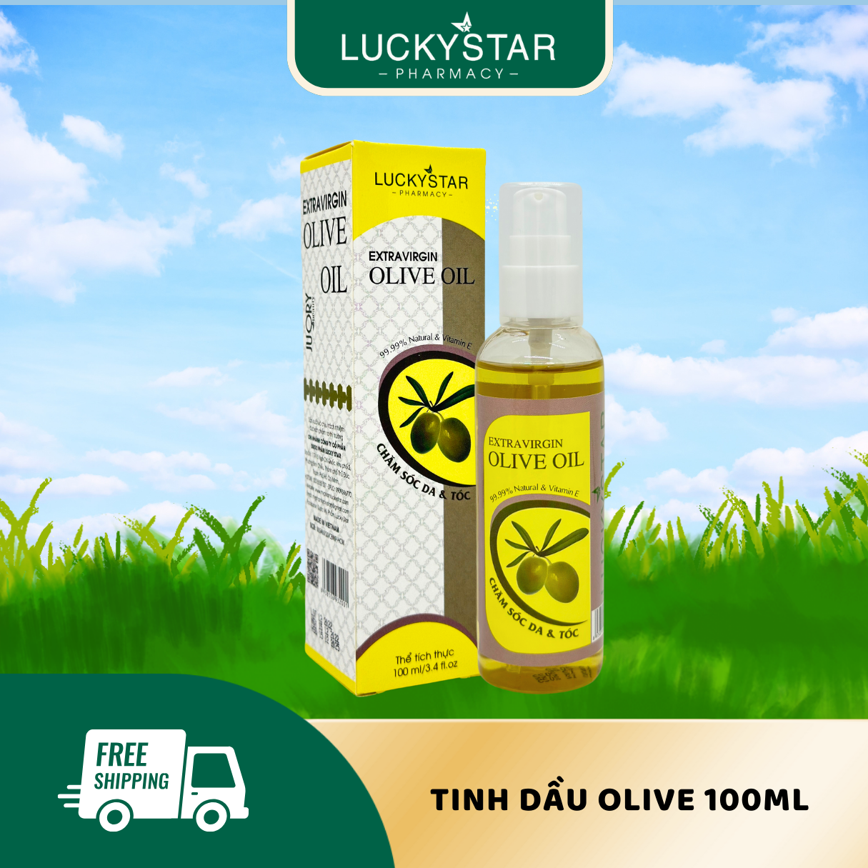 Tinh Dầu Olive Lucky Star 100ml