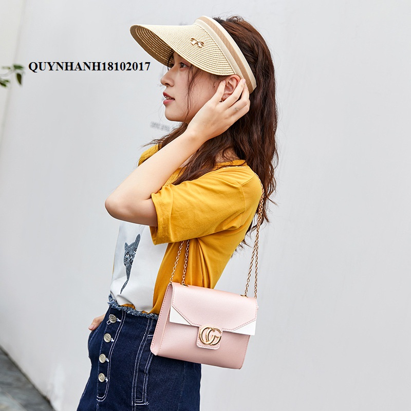 Túi xách đeo chéo nữ họa tiết Logo CG trẻ đ  ẹp mới nhất hiện nay ( B299)