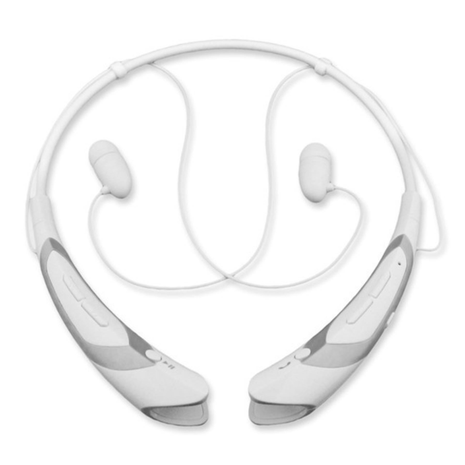 Tai nghe bluetooth anime trắng bạc