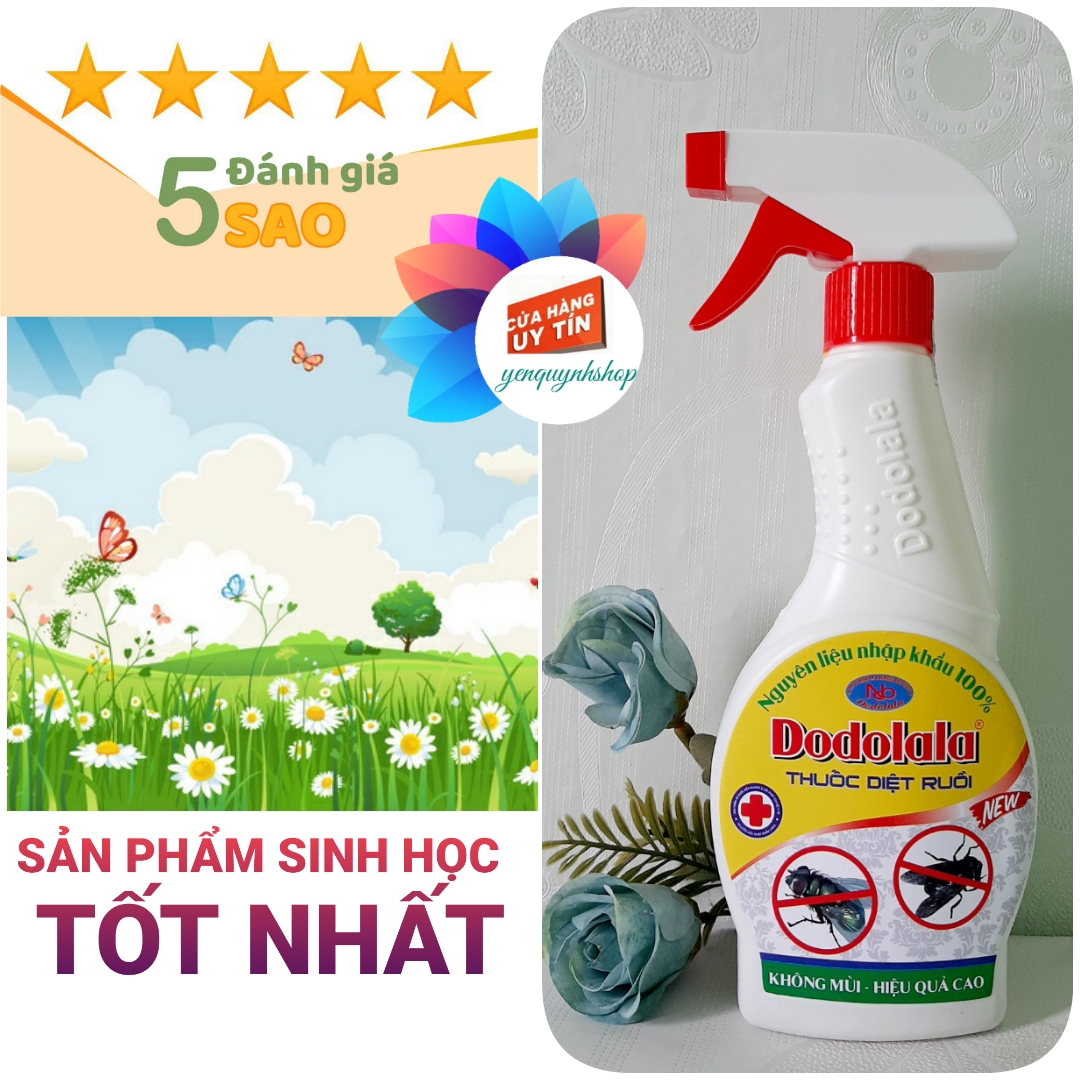 Xịt Ruồi sinh học dạng tiện dụng Dodolala 350mL NEW