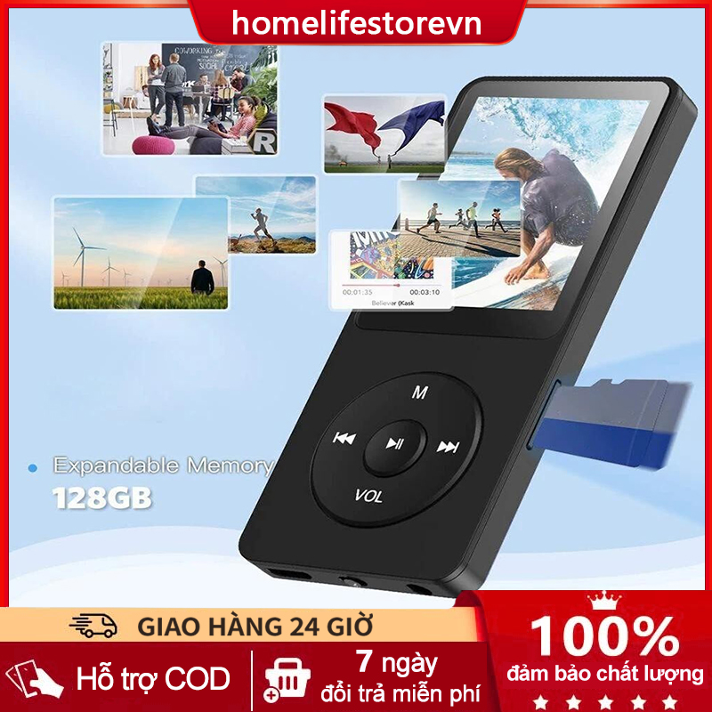  Máy nghe nhạc mp3 MP4 xem VIDEO Mp4 ghi âm kết nối bluetooth có màn hình loa ngoài 