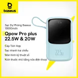 Pin sạc dự phòng Baseus 10000mAh PD có dây cáp cho điện thoại
