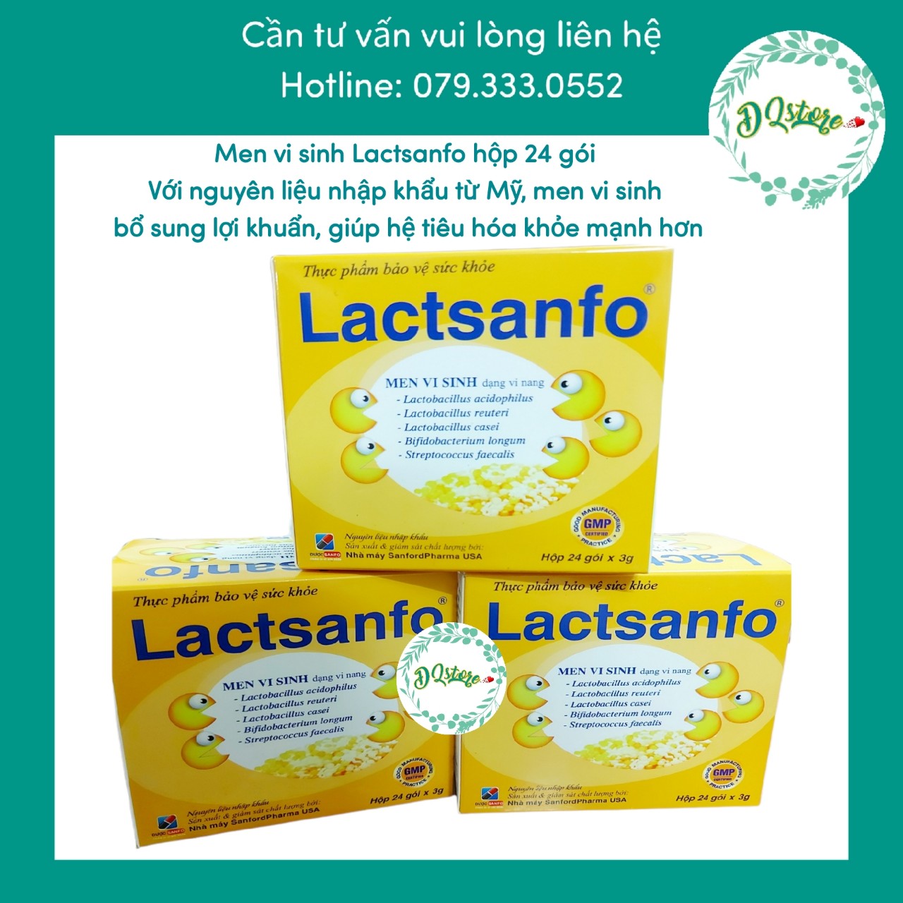 lactsanfo - men vi sinh dạng vi nang cho người rối loạn tiêu hóa