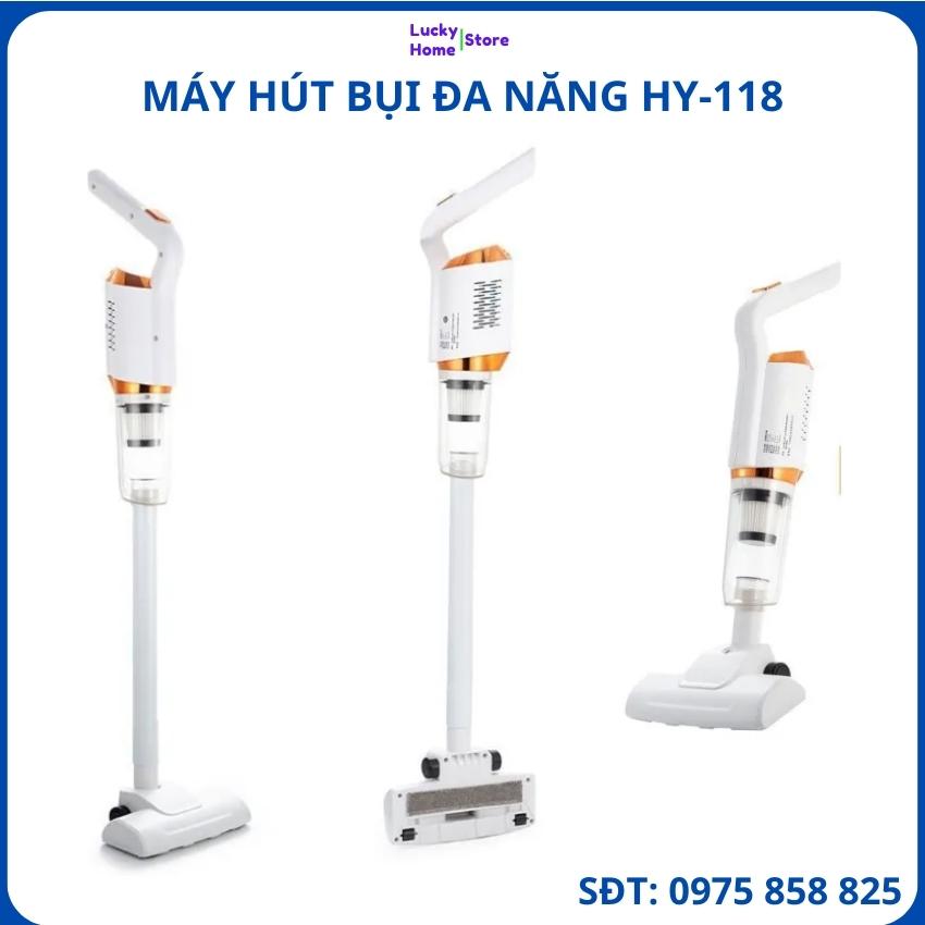 Máy hút bụi cầm tay HY Lực hút siêu mạnh 500W, hút bụi thế hệ mới, cầm tay kiểu đứng, 3 đầu hút, máy hút bụi oto thông minh đa năng thế hệ mới Shop Lucky Home Store