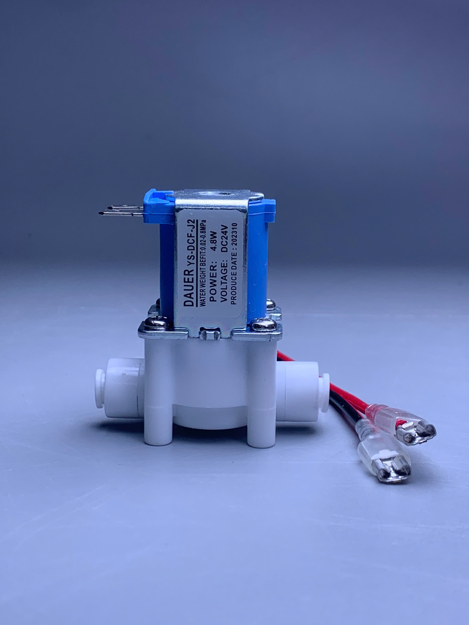 Van điện từ 24v nối nhanh dây phi 6 date mới nhất dùng cho máy lọc nước ro