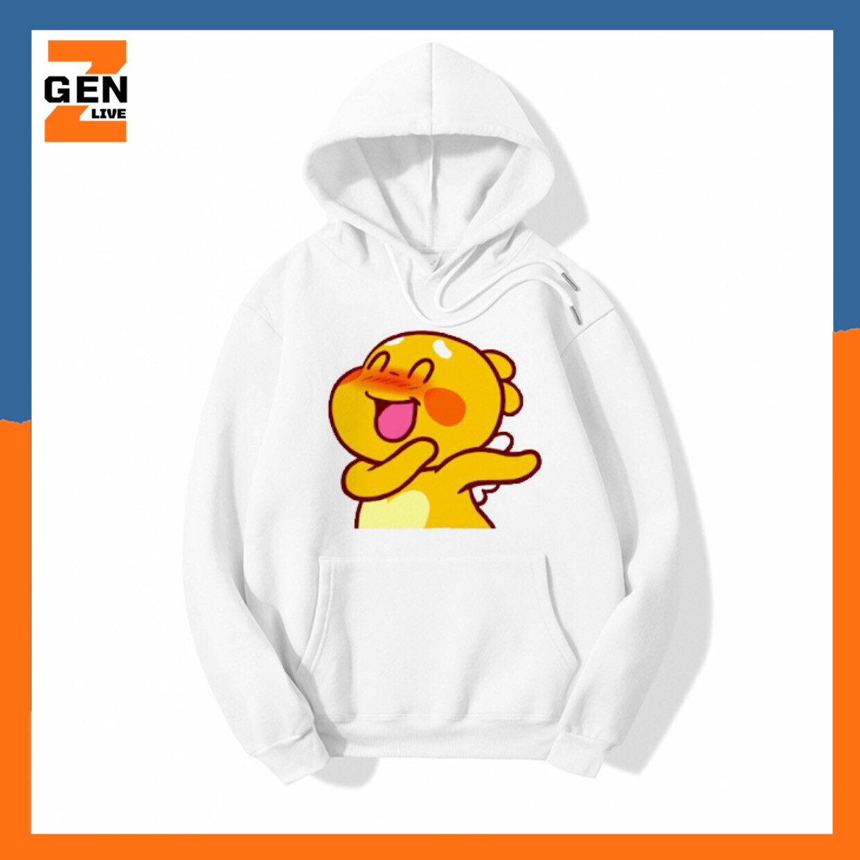[HCM] Áo hoodie form rộng thể thao unisex in hình icon đáng yêu dễ thương - LZFASHION - GV035