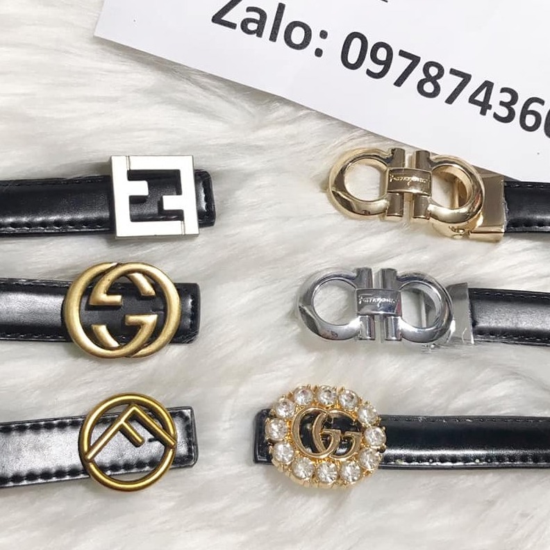 Thắt lưng nữ 2cm xinh xắn
