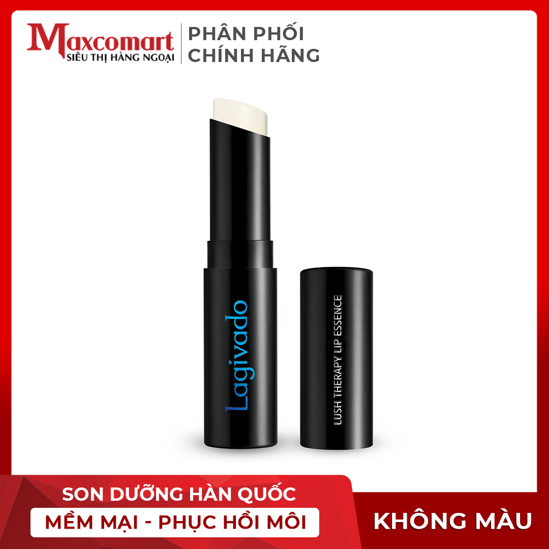 Son dưỡng không màu giúp mềm, phục hồi môi Hàn Quốc Lagivado Lush Therapy Lip Sen dạng thỏi