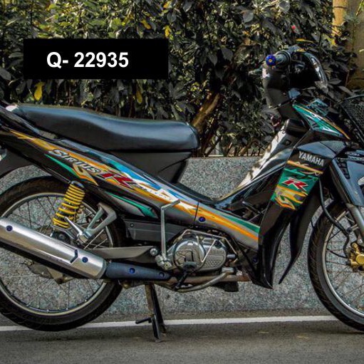 Tem rời Sirius R xanh đen chất liệu Crom