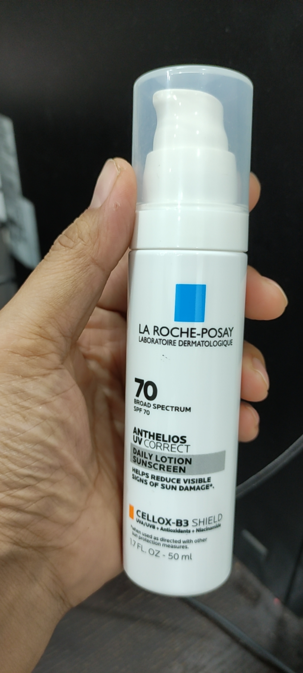 Kem chống nắng dưỡng da La Roche-posay Anthelios UV Correct Daily Lotion Sunscreen spf70+ Cellox-B3 50ml