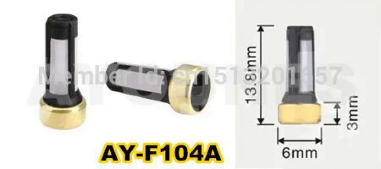 Phun nhiên liệu Bộ dụng cụ sửa chữa micro lọc 13.8*6*3 mét 500 cái cho Mazda 6 2.0 (AY-F104A)